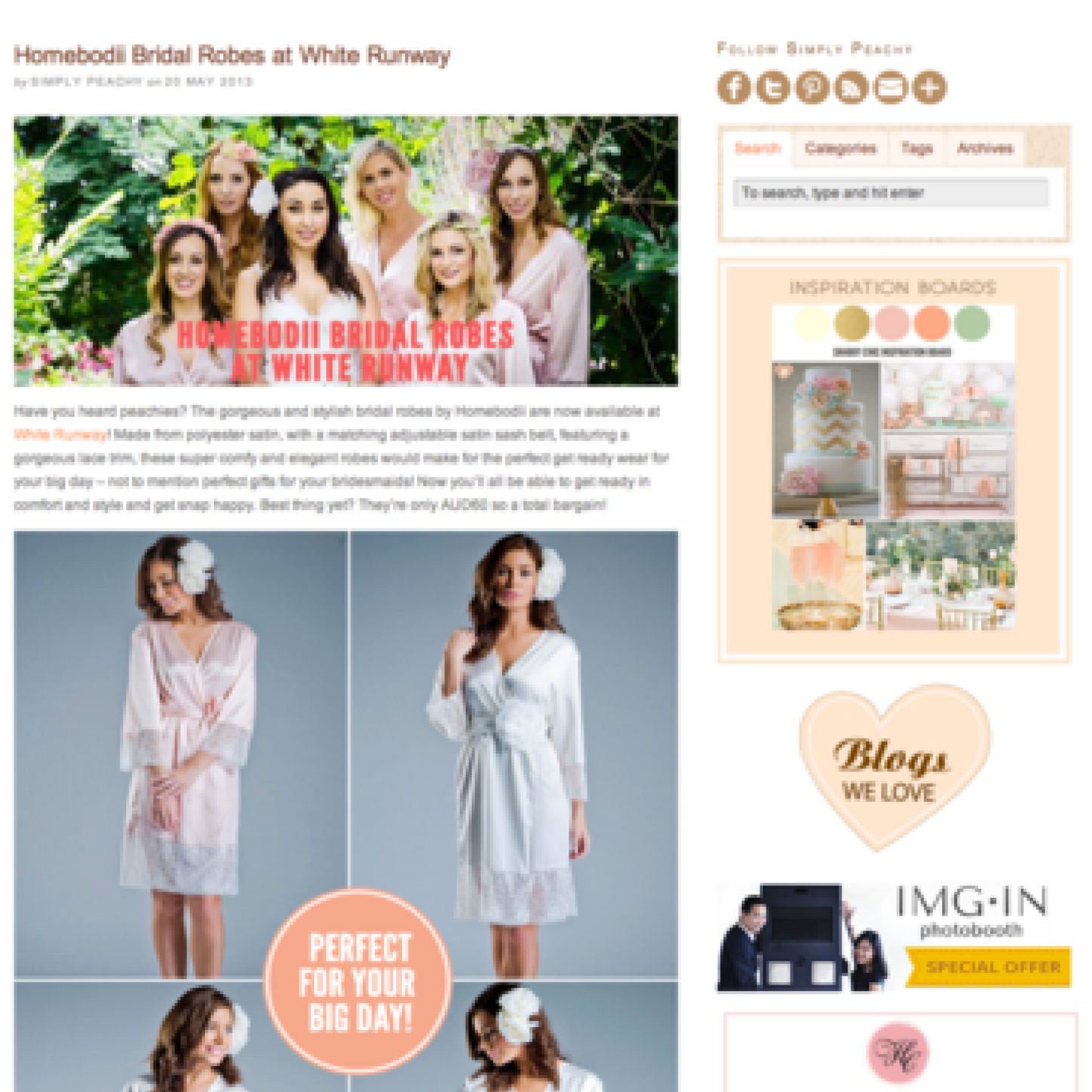 Simply Peachy May 2013