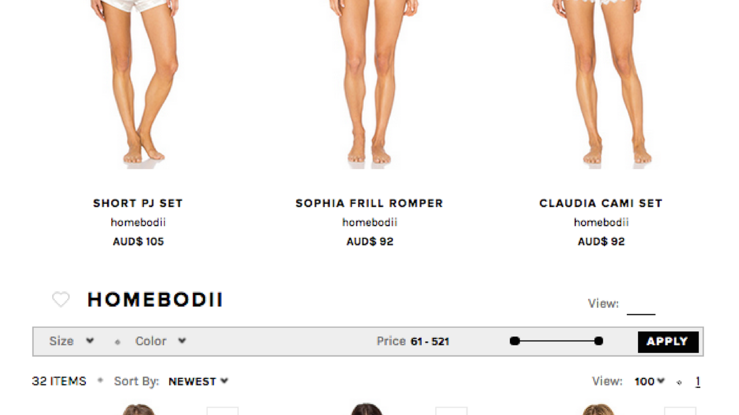 Homebodii Tops the Best Seller List on REVOLVE