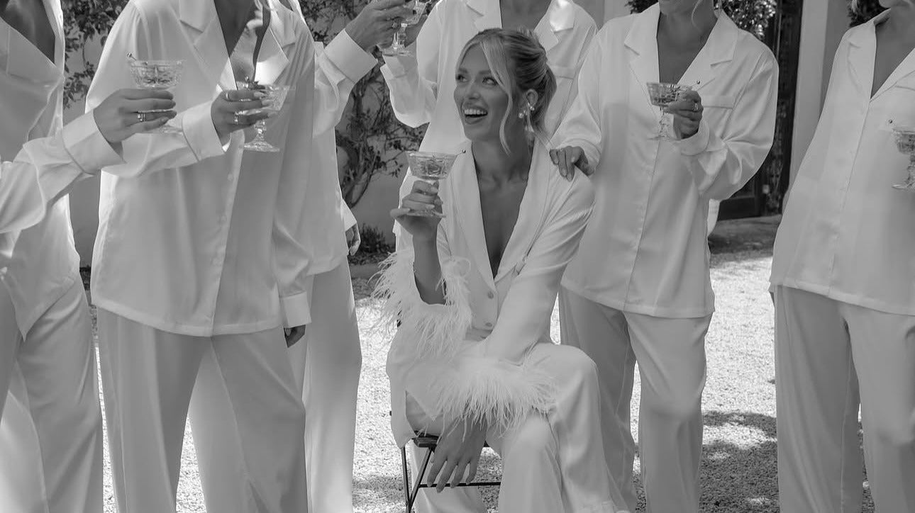 Why Bridal PJs Are the Secret to the Most Beautiful Wedding Morning Photos