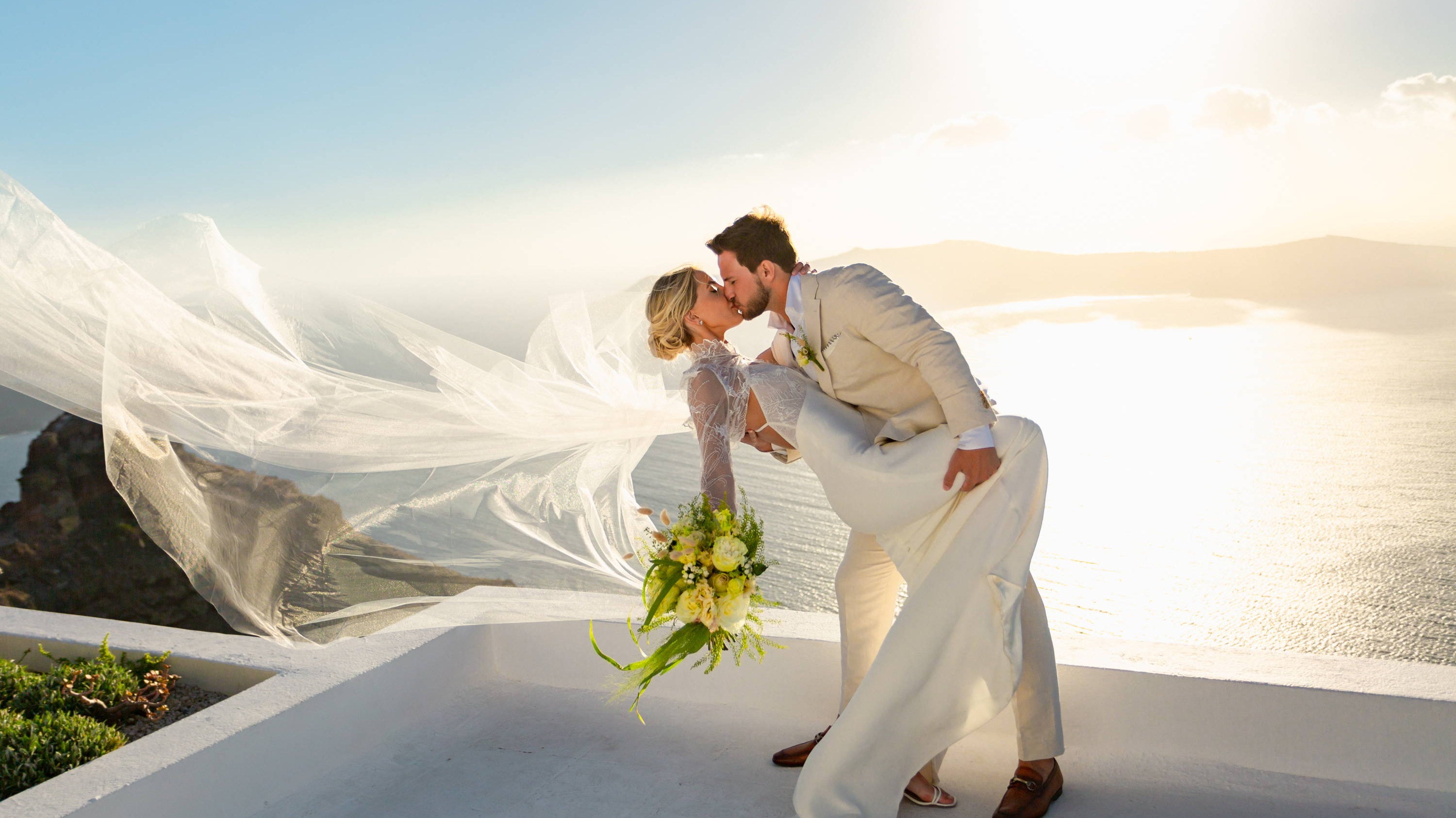 Inside Chandler Cartwright's Gorgeous Greek Wedding