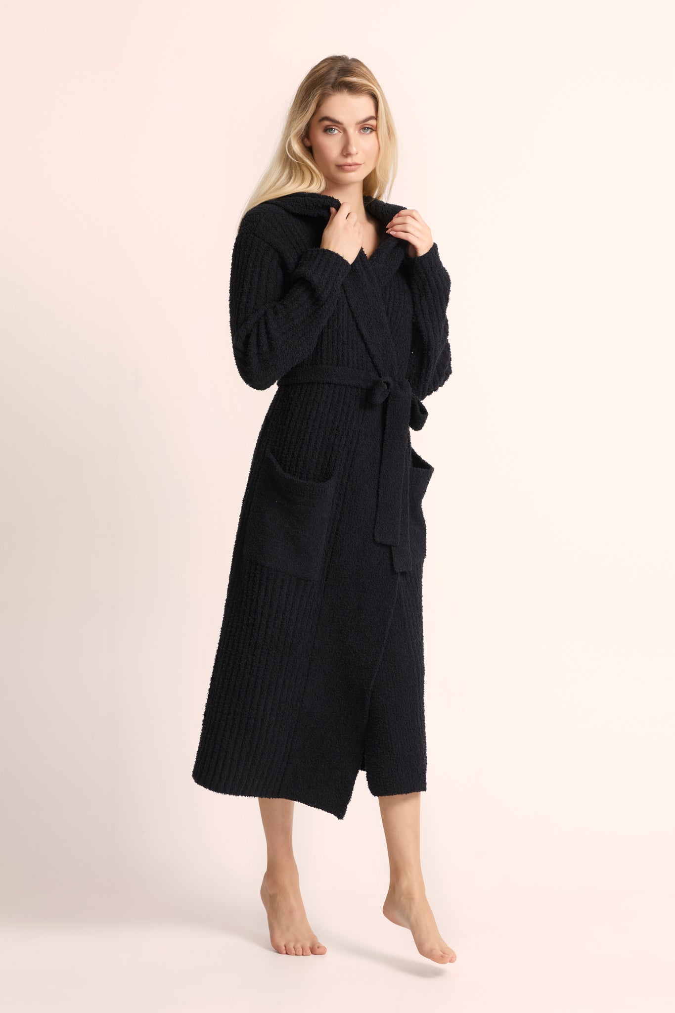 Ultimate cosey lux robe black
