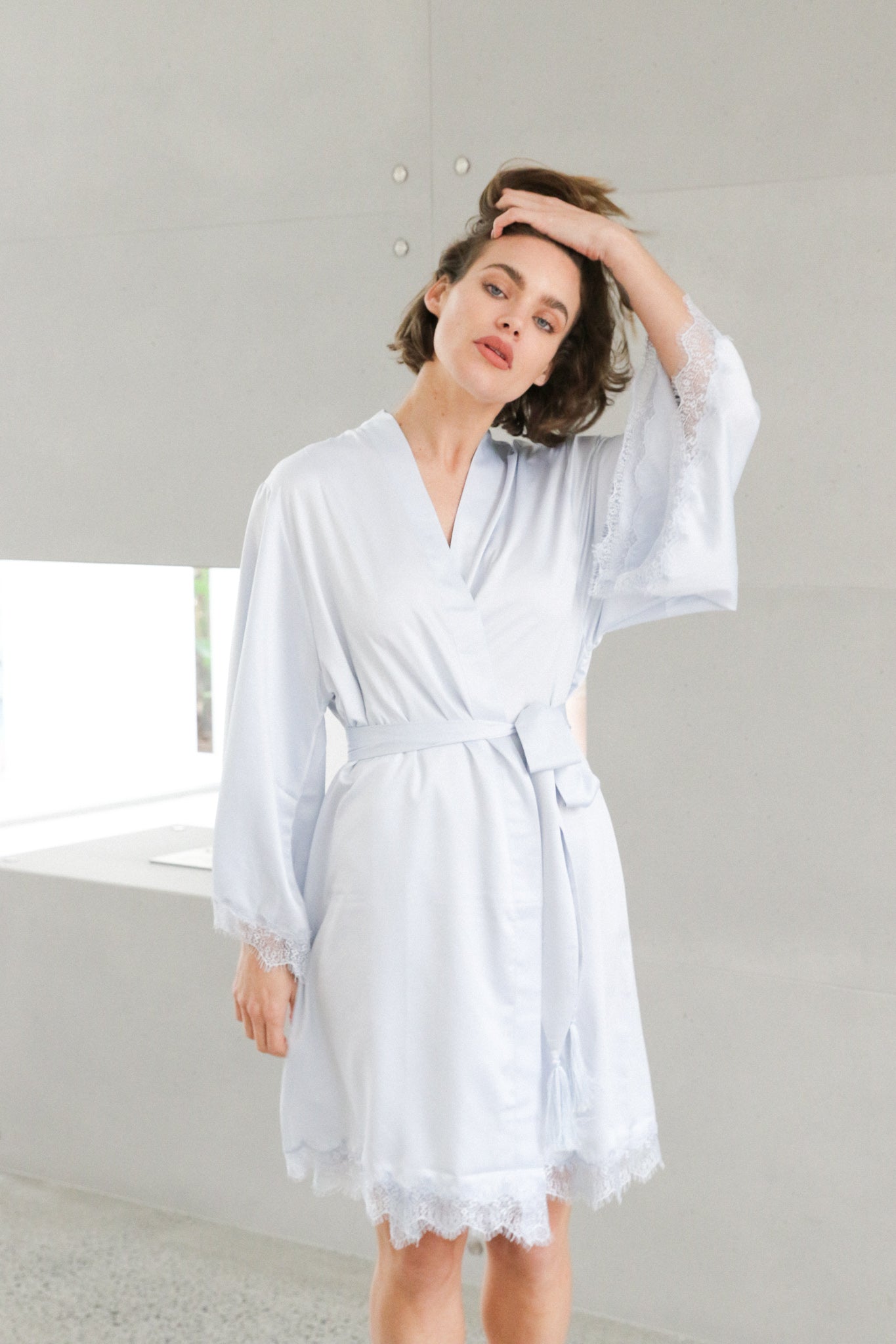 Donatella Robe - Eggshell Blue | Homebodii AU.
