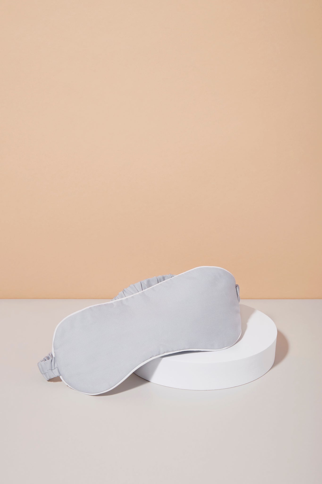 Eva Tencel™ Eye Mask Eggshell Blue With White Piping | Homebodii