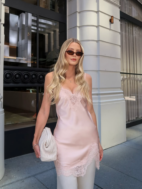 Behind the Trend: The Lace Slip Revival, Led by Homebodii