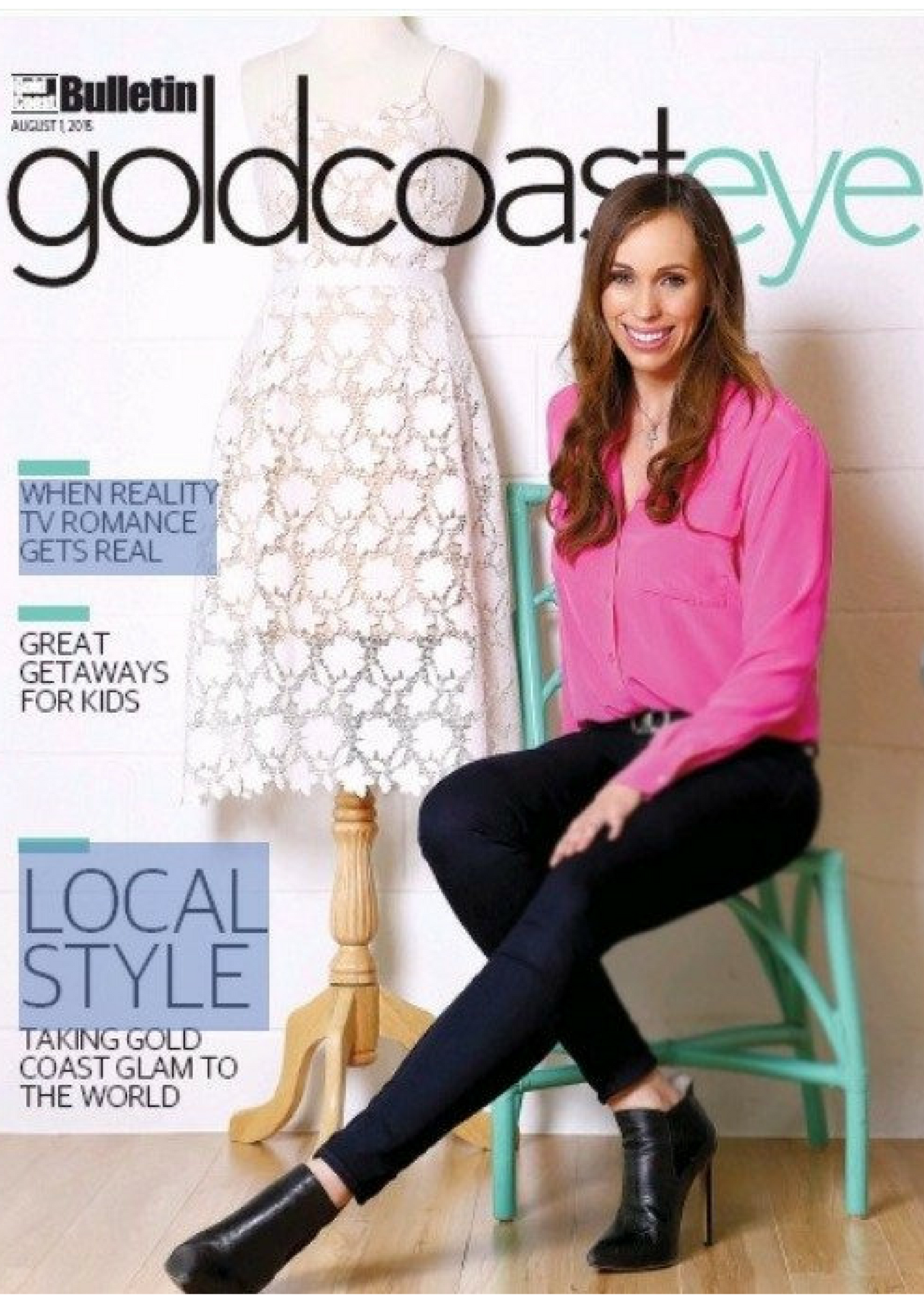 Gold Coast Bulletin Cover Story Ingrid Bonnor