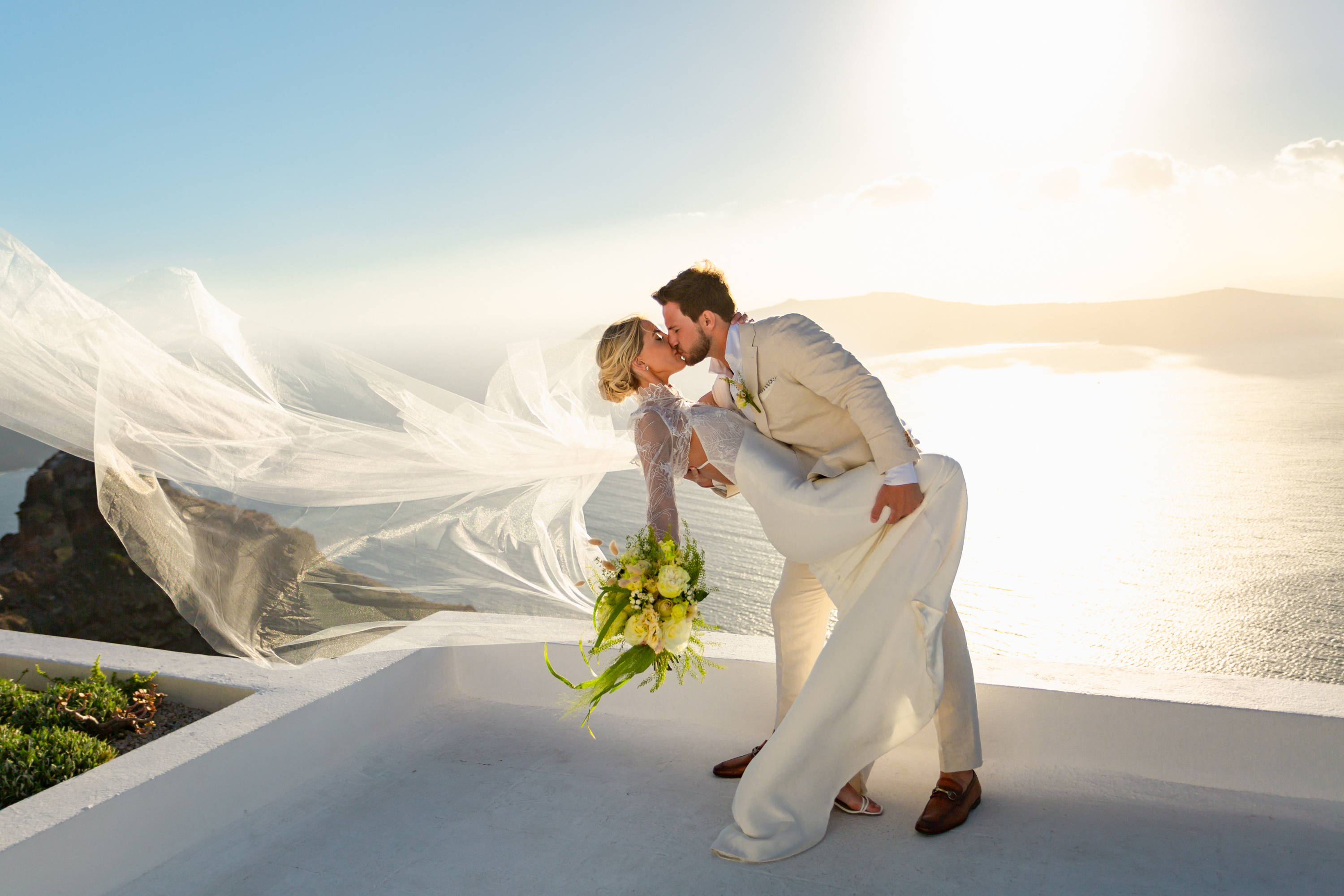 Inside Chandler Cartwright's Gorgeous Greek Wedding