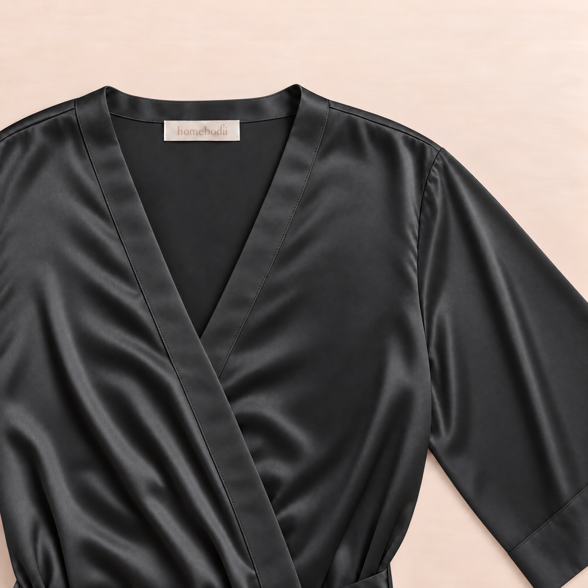 Jasmine Short Robe - Black *Final Sale*