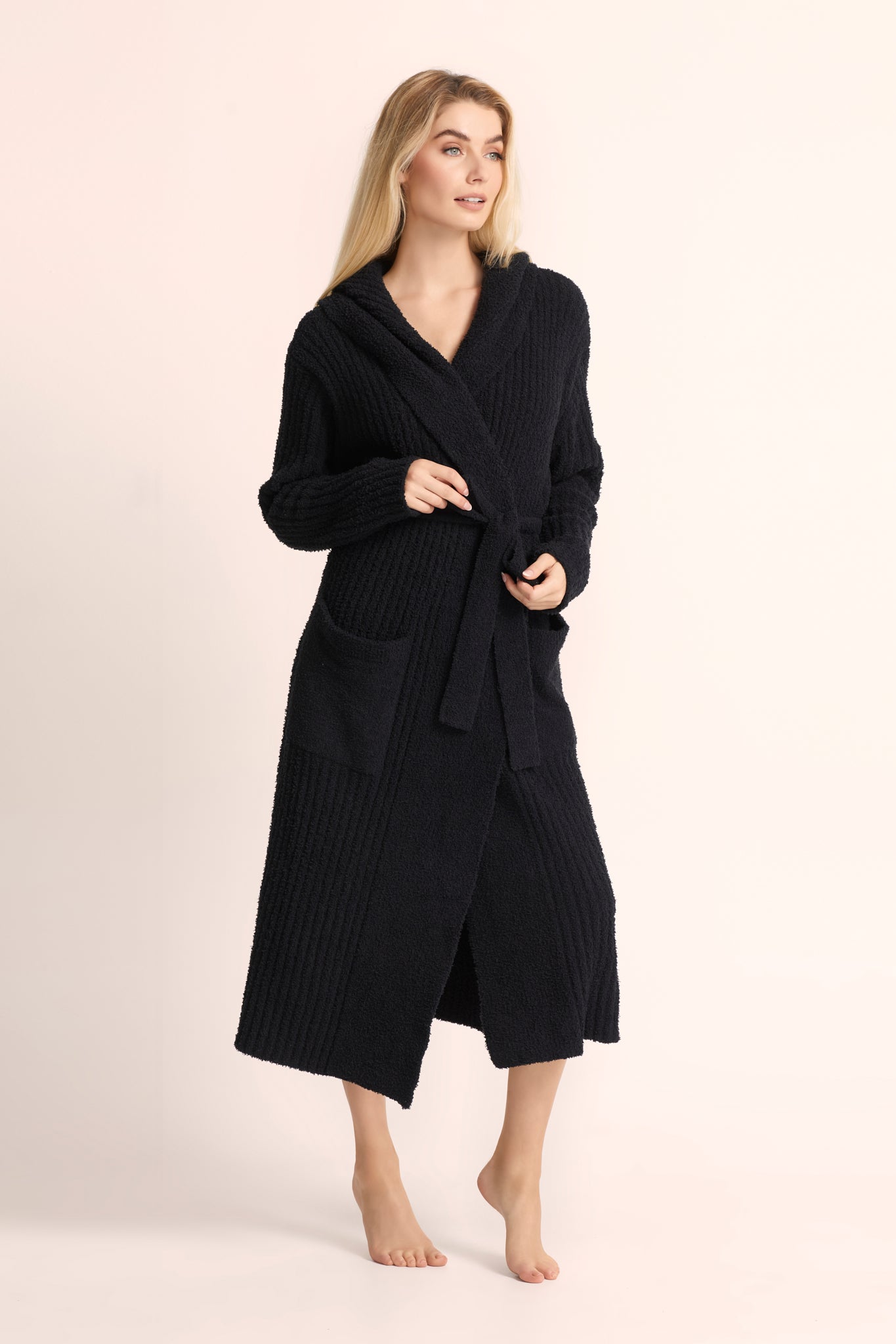 Ultimate cosey lux robe black