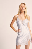 Luxury Satin Eggshell Blue Slip | Homebodii