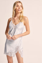Luxury Satin Eggshell Blue Slip | Homebodii