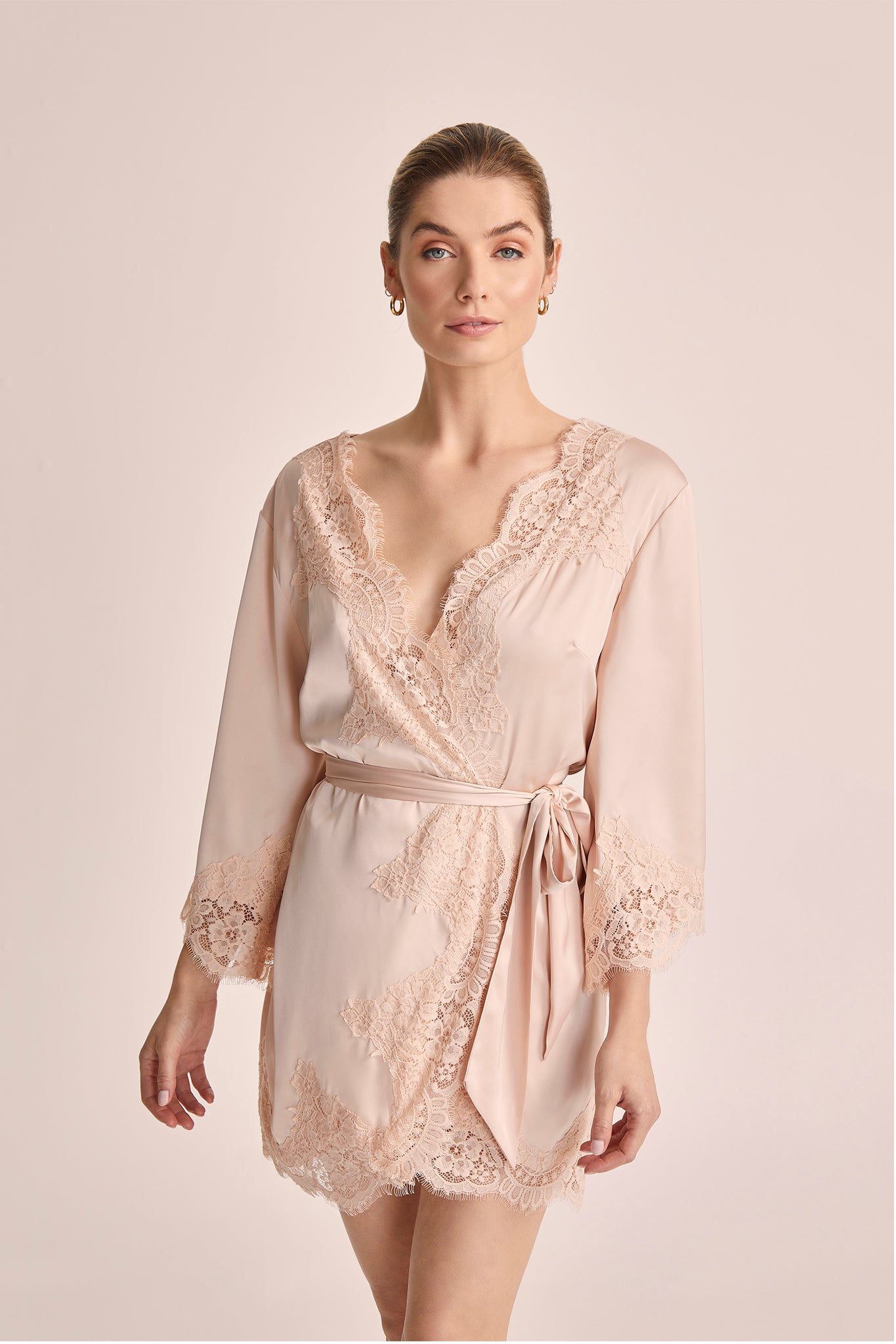 Sian Mini Robe Blush | Homebodii