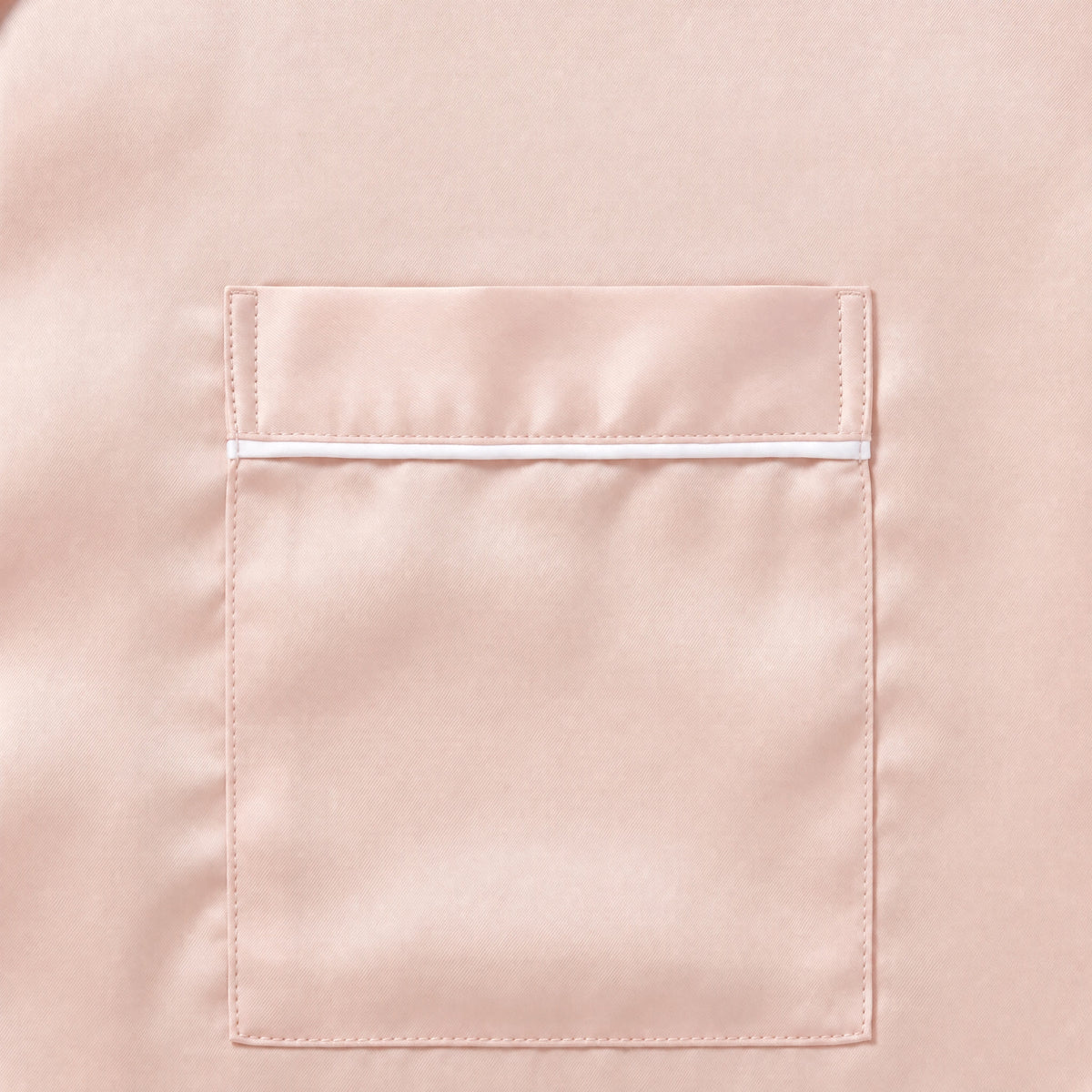 Grace Lounge Pyjama Set - Blush with White Piping