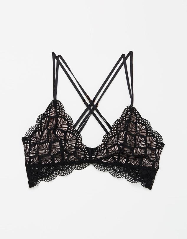 Ava Bralette Black | Homebodii