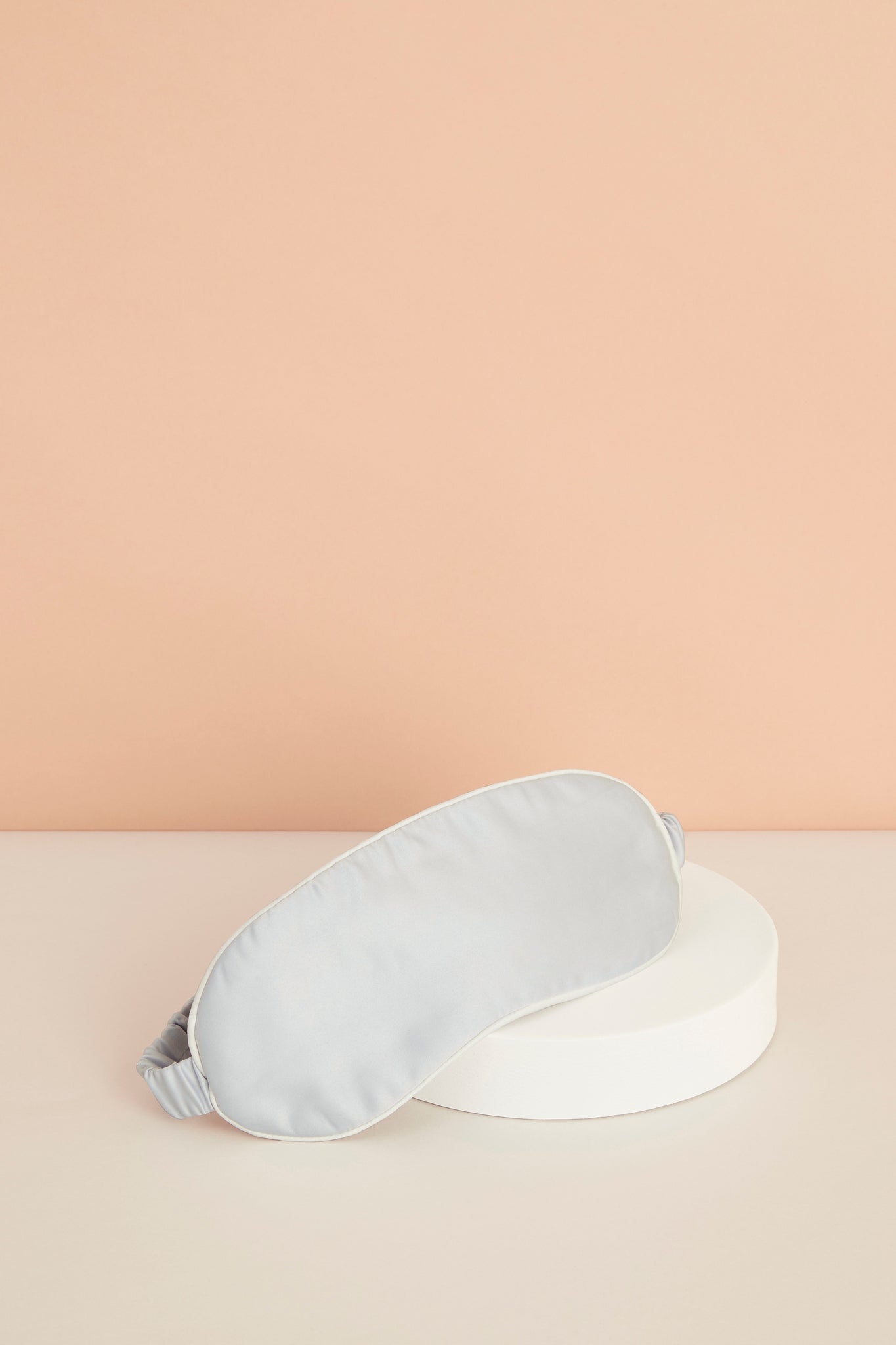 Homebodii Satin Eye Mask  Eggshell Blue With White Piping | Homebodii