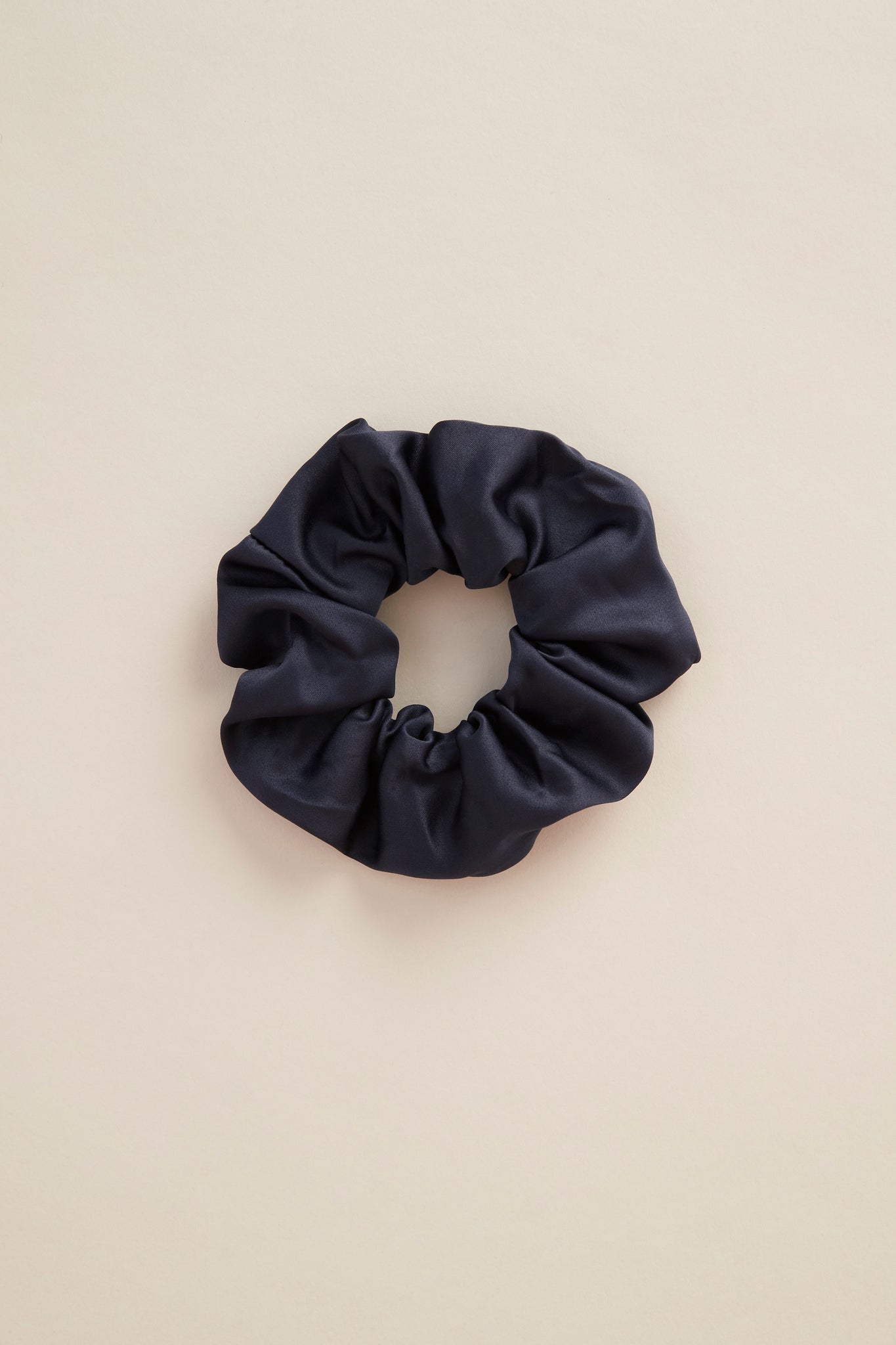 Homebodii Satin Scrunchie  Navy | Homebodii