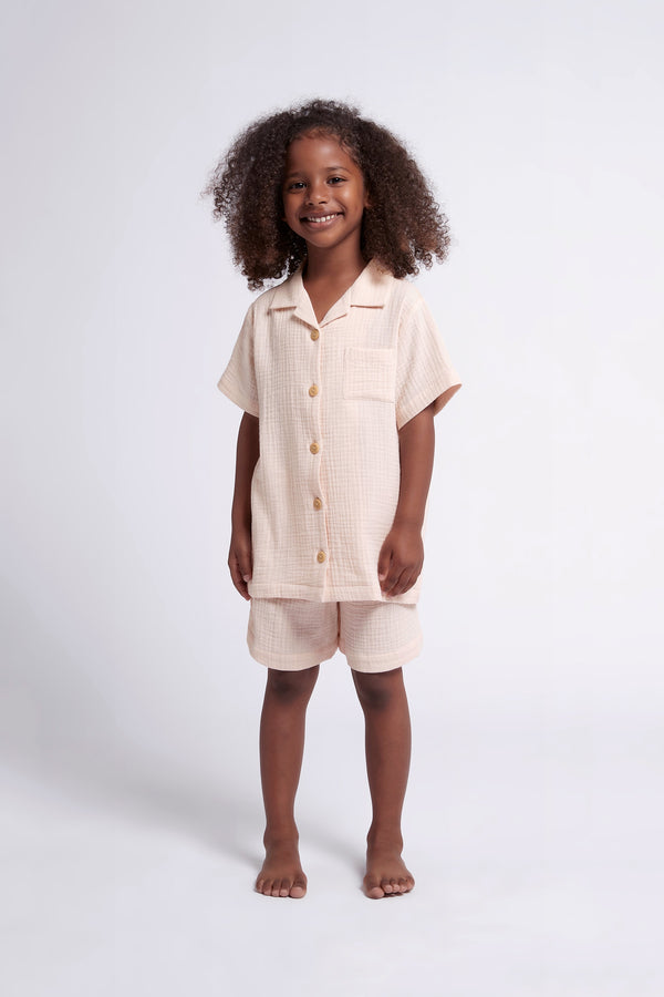 Piper Kids Pyjama Set - Blush *Final Sale*