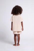 Piper Bubble Cotton Personalised Childrens Short Pyjama Set  Blush | Homebodii