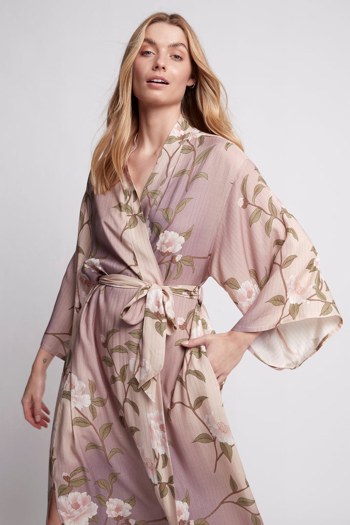 Nightfall Luxurious Viscose Robe | Homebodii